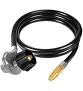 Propane Adapter Hose and Regulator for Blackstone 17inch and 22inch Table Top Griddle Connects to...