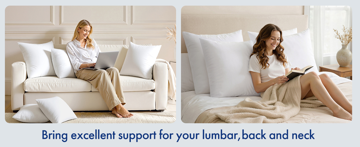 MIULEE Pillow Inserts