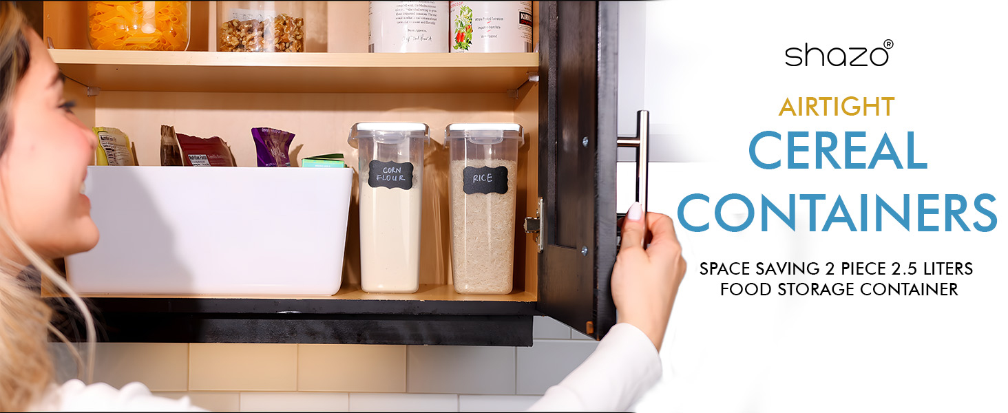 cereal containers storage dispenser, large cereal storage containers with lids airtight food Storage