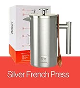 Silver French Press
