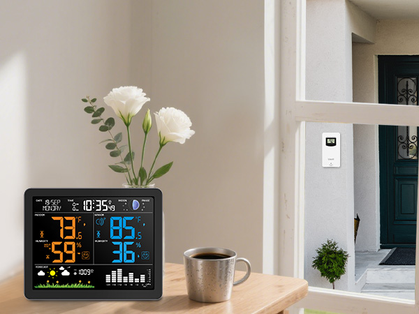 wireless weather station indoor outdoor