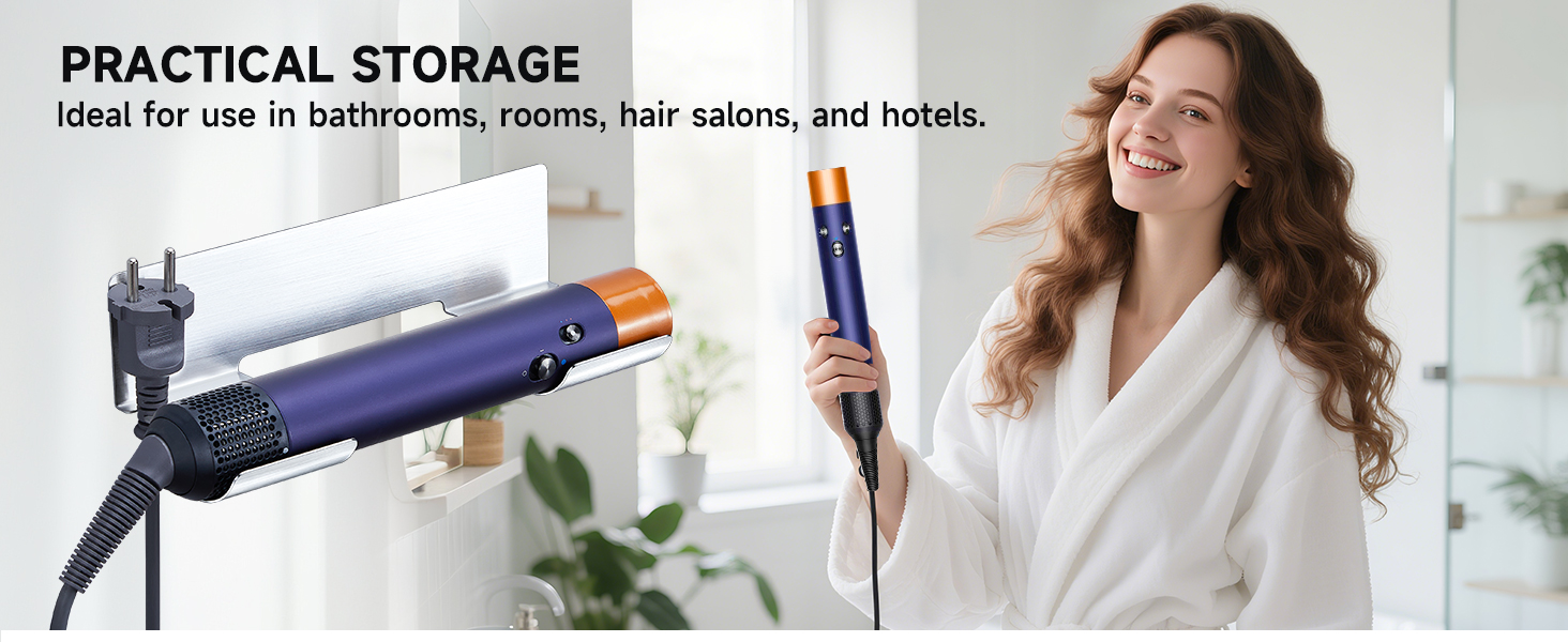 Hair Tool Organizer Wall Mount