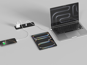 HEZI 65W USB C recessed power strip