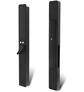 Saluaqui Slim Smart Door Lock, Keyless Entry Door Lock, Sliding Smart Patio Door Handle Set, Blue...