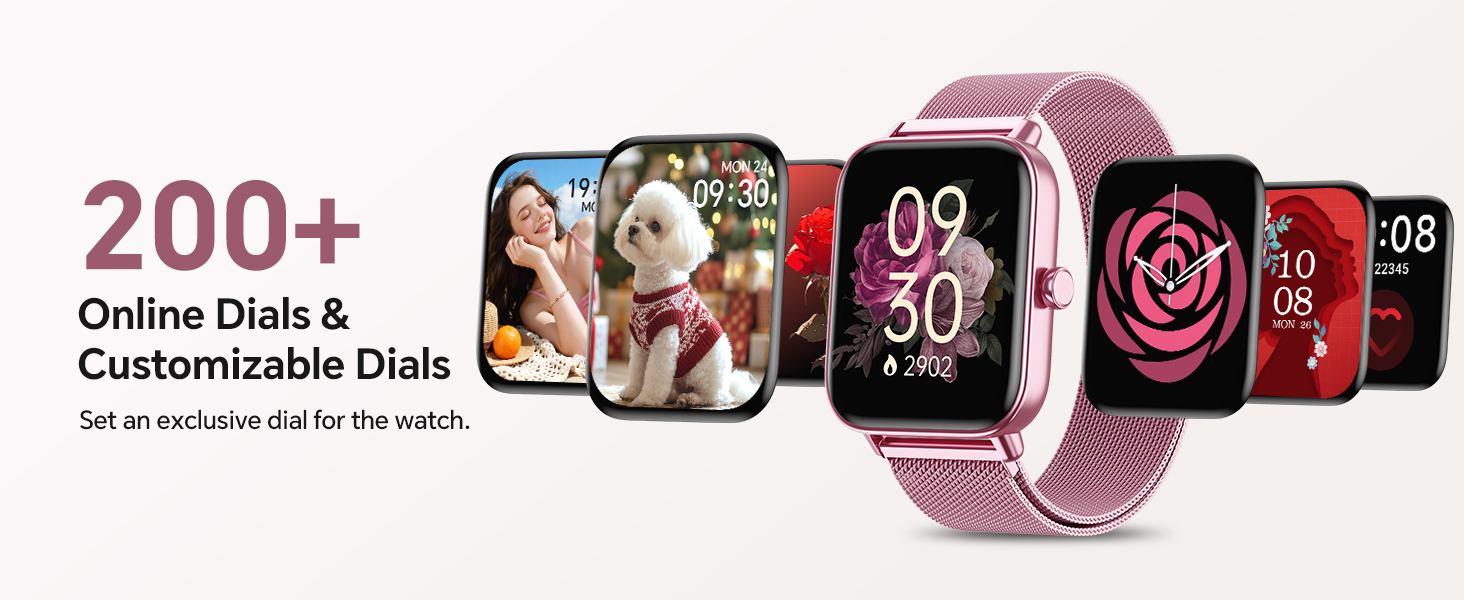 200+ dials smart watch