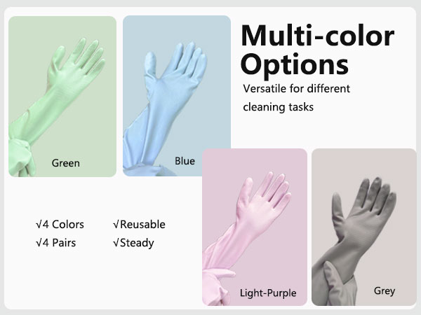 reusable rubber gloves rubber cleaning gloves kitchen gloves for washing dishes