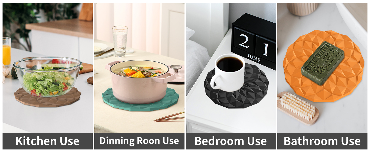 Silicone Trivet Mats
