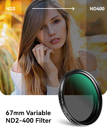 67mm VariableND2-400 Filter