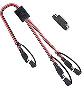 OYMSAE SAE 1 to 2 Extension Cable Quick Disconnect Connector, 1 SAE Polarity Reverse Adaptors, fo...
