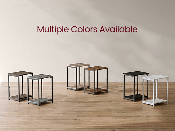 Side Table, Small End Table, Nightstand for Living Room, Bedroom, Office, Bathroom