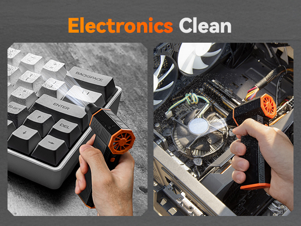 Air duster for electronics cleaning