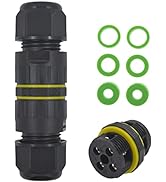 IP68 Outdoor Waterproof Electrical Wire Connector for 5-14mm Wire Diameter, (Max 24A, 450V), 2 Wa...