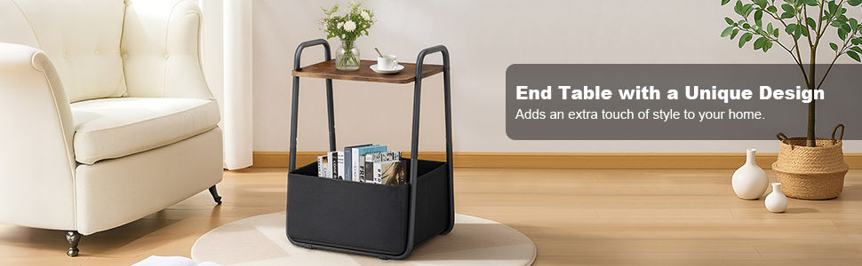 adds an extra touch of style in the living room