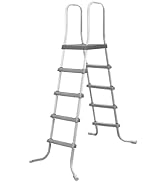 Above Ground Pool Ladder, Heavy Duty Luxury Pool Ladder, Corrosion Resistant Metal Frame, Suitabl...