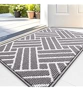 OLANLY Indoor Door Mat, 32x20 Inch, Dirt Resistant and Absorbent, Non-Slip Rubber Backing Floor M...