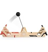 Fat Brain Toys VolleyShot - Wooden 2 Player Games, Tabletop Games and Family Games for Kids &amp; Adu...