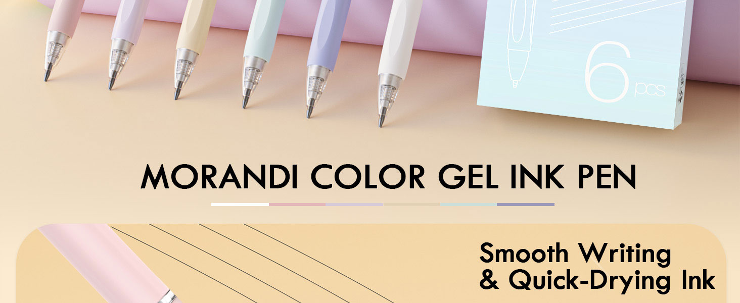 black gel pens