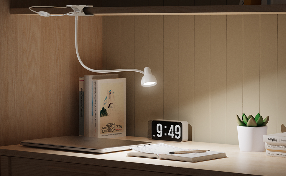 Clip on Lamp USB Reading Light