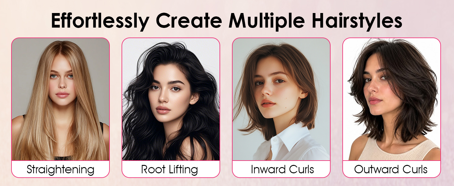 hair straightener brush