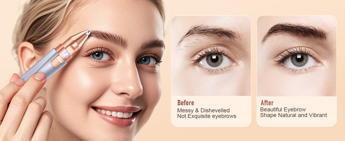 Eyebrow Trimmer Facial Hair Removal for Women
