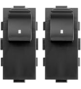 Passenger Power Window Switch Button 2 pcs Compatible with 2007-2013 Chevy Silverado Suburban Tah...