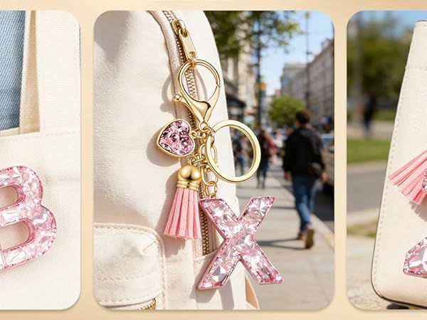 bag charms womens keychain