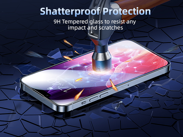shatterproof protection screen protector 9h hardness glass film for iphone 13 13pro 14