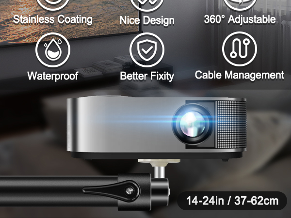 Projector mount extendable