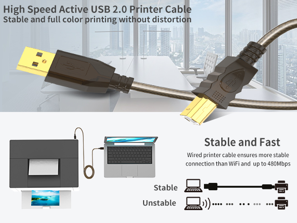 usb printer cables