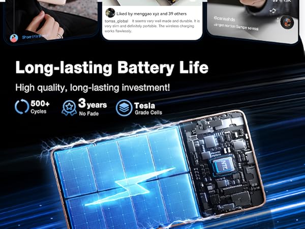 mag safe. charger portable for iphone portable charger usb c cargador portátil para iphone