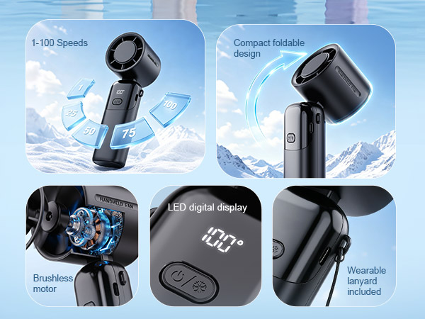 handheld fan s19