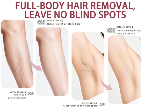 Bikini Trimmer for Women : 3-in-1 Painless Electric Shaver