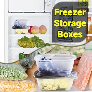 food storage containers, food container, freezer storage boxes, airtight container, food containers