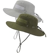 Toddler Baby Sun Hat Kids Summer Sun Hat UV Protection 50+ Adjustable Kids Beach Hat with Breatha...