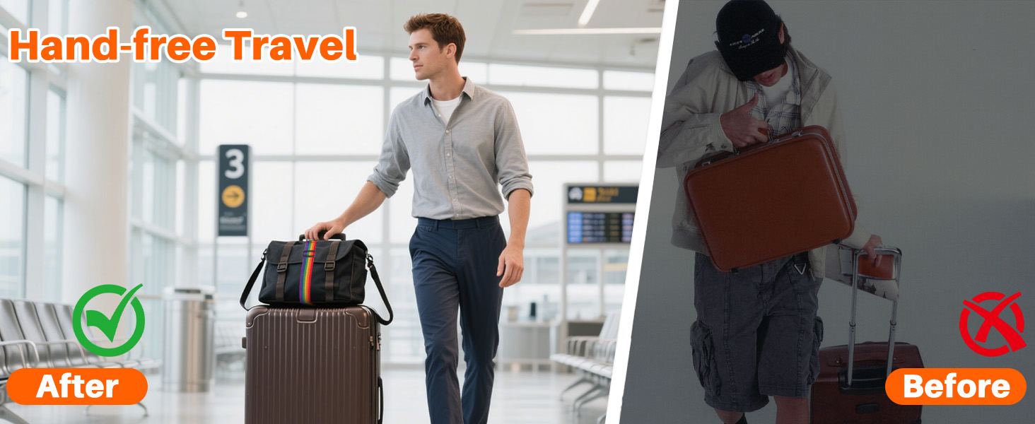 Luggage Straps for Suitcase, Luggage Connector Straps
