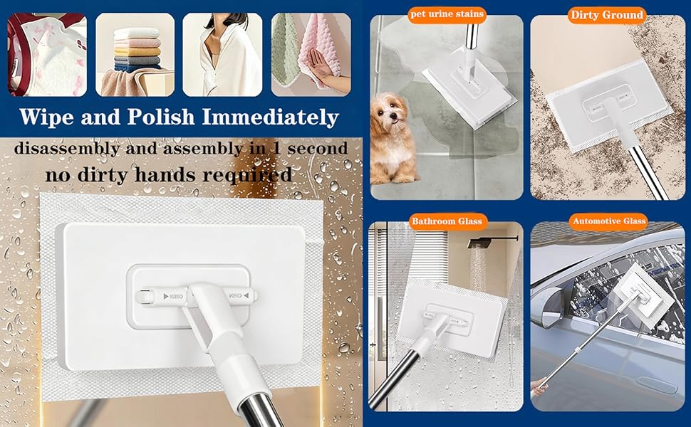 Snap Grip Mini Mop,