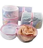 GOGOODA 4 Pcs Mesh Laundry Bag for Bras Lingerie Wash Bag for Delicates, Large, 4 Pack
