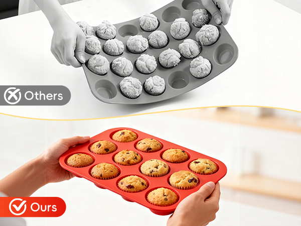 silicone muffin pan