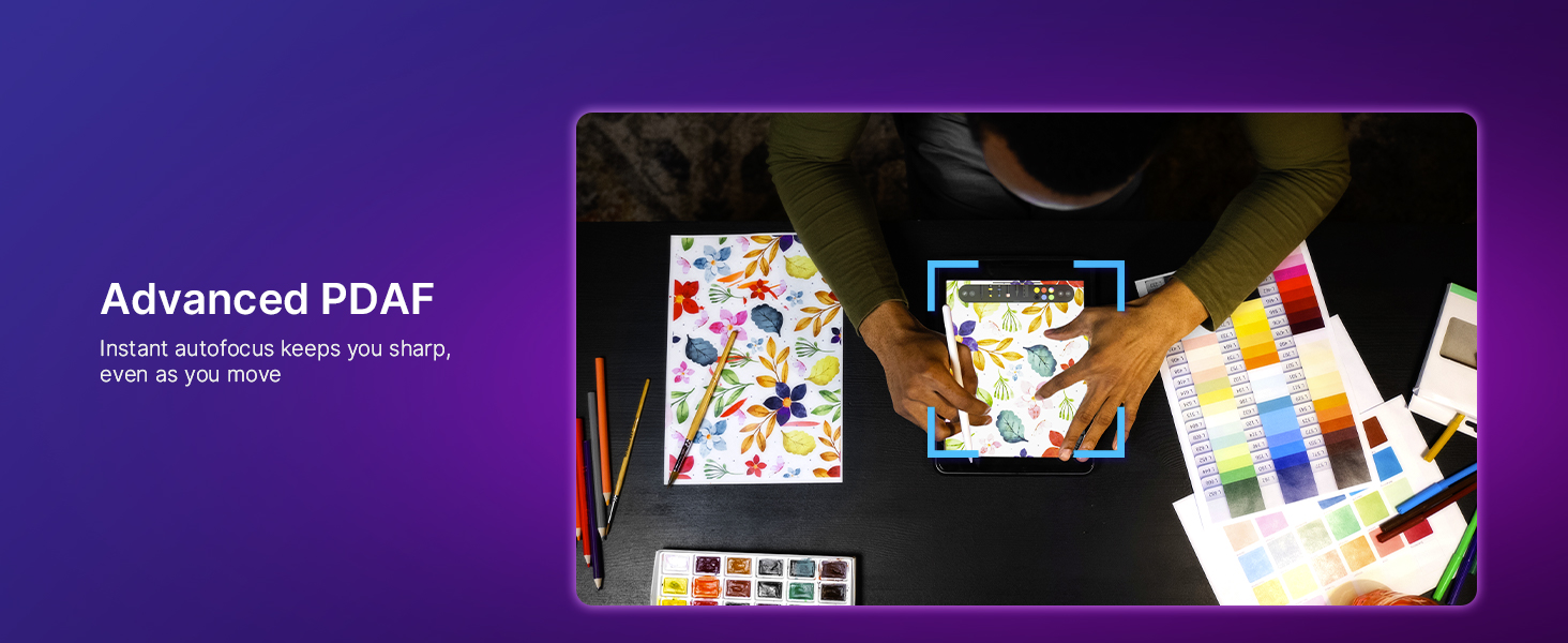 N680E Pro quickly focuses on objects in a streamer’s hands