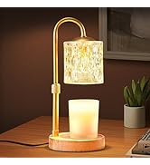 Briever Dimmable Candle Warmer Lamp with Timer, Height Adjustable Electric Candle Wax Warmer for ...
