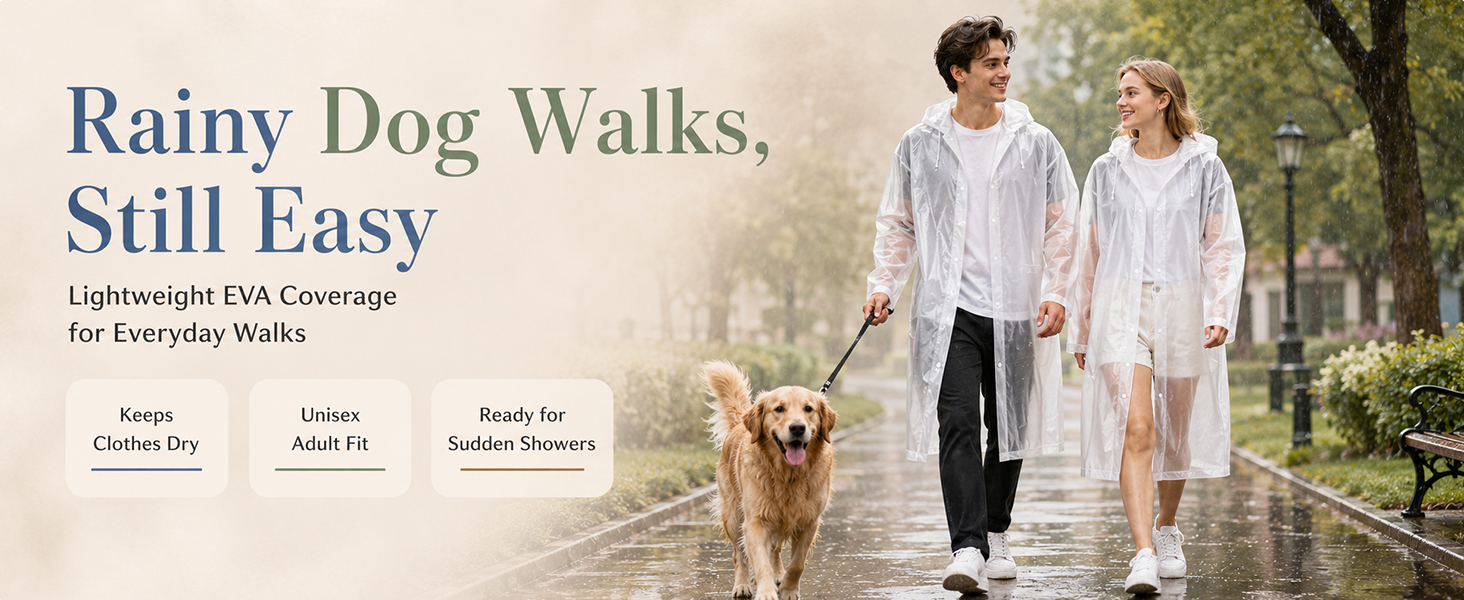 Raincoats 4 Pack