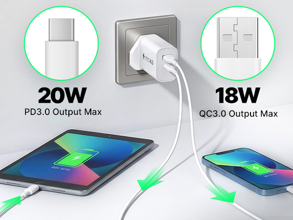 uk usb charger block