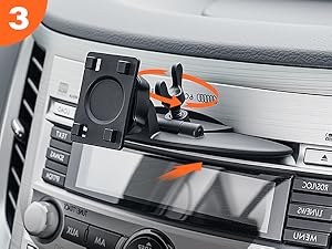 CD Slot Mount for CarPlay Screen