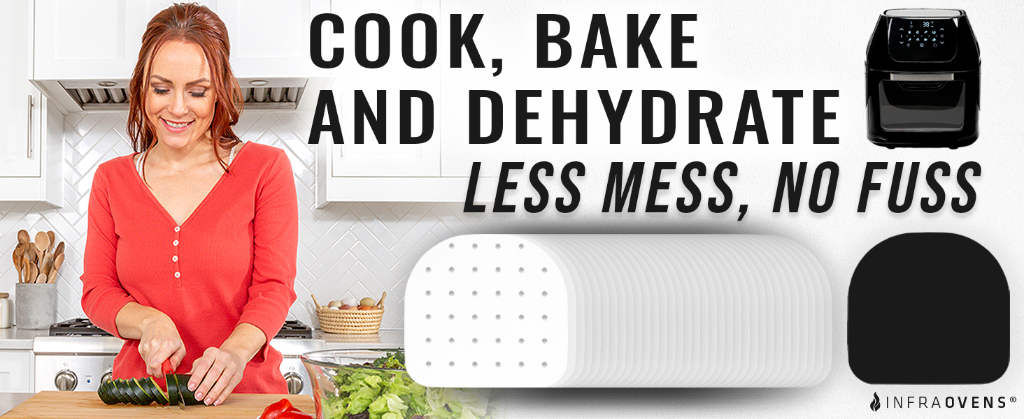 parchment paper liners bundle for powerxl vortex air fryer oven combo 10qt 8qt 6.5qt 6qt chefman 