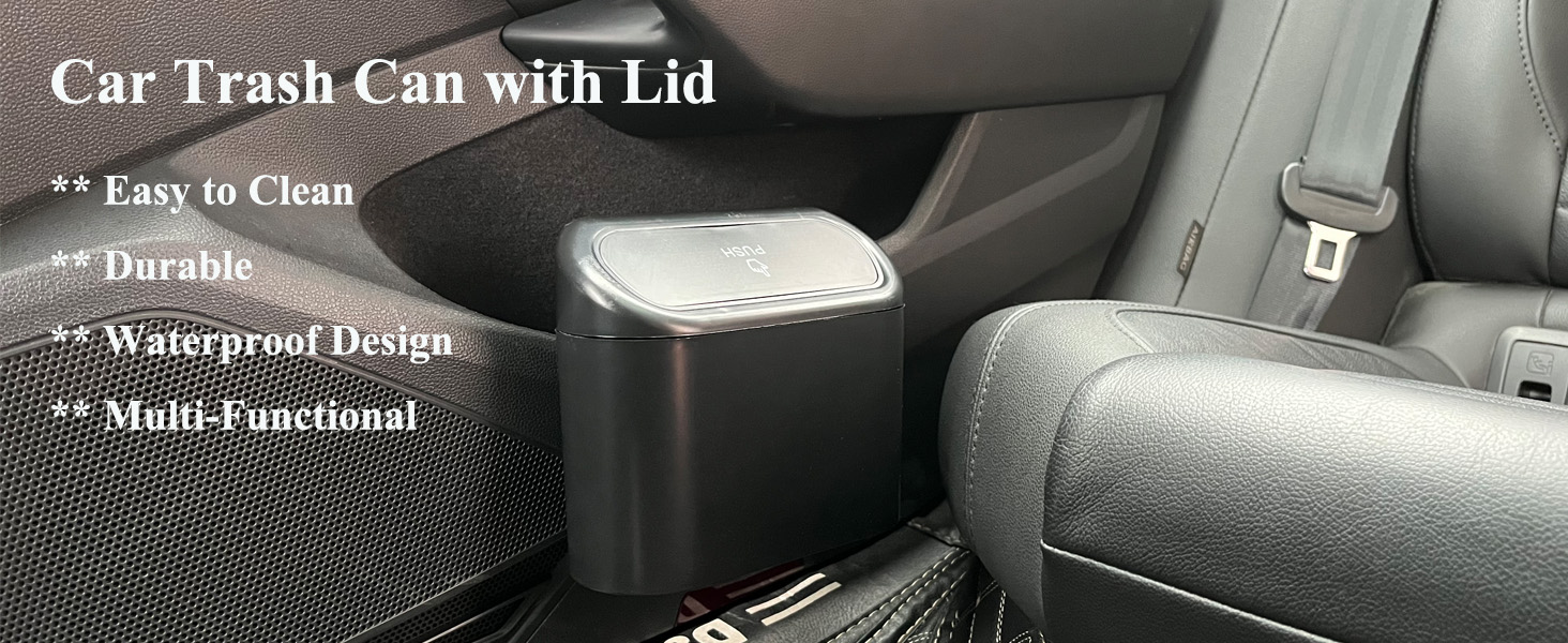 car trash can