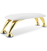 Arm Rest for Nails Tech Soft Comfortable, Nail Arm Rest Anti-Slip, Microfiber Leather Manicure Ha...