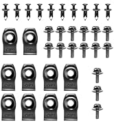 Icyfond 35PCS Engine Under Cover Splash Shield Guard Body Bolts Screws, Car Front Bumper Fender L...