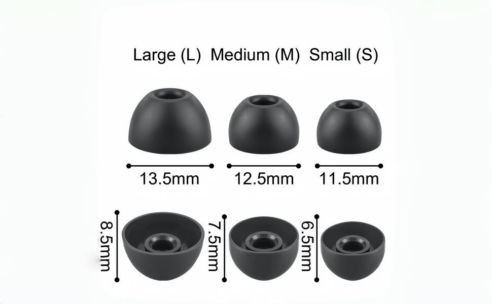 6 Pairs Replacement Silicone Earbuds Tips for Beats Fit Pro &amp; Beats Studio Buds