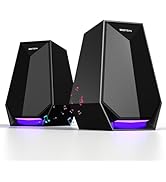 BESTISAN Computer Gaming Speakers for Desktop PC - 30W Powered Monitor Speakers with Bluetooth/AU...