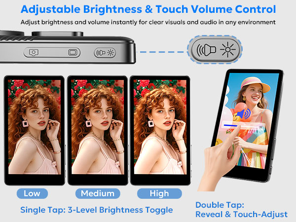 back camera selfie monitor